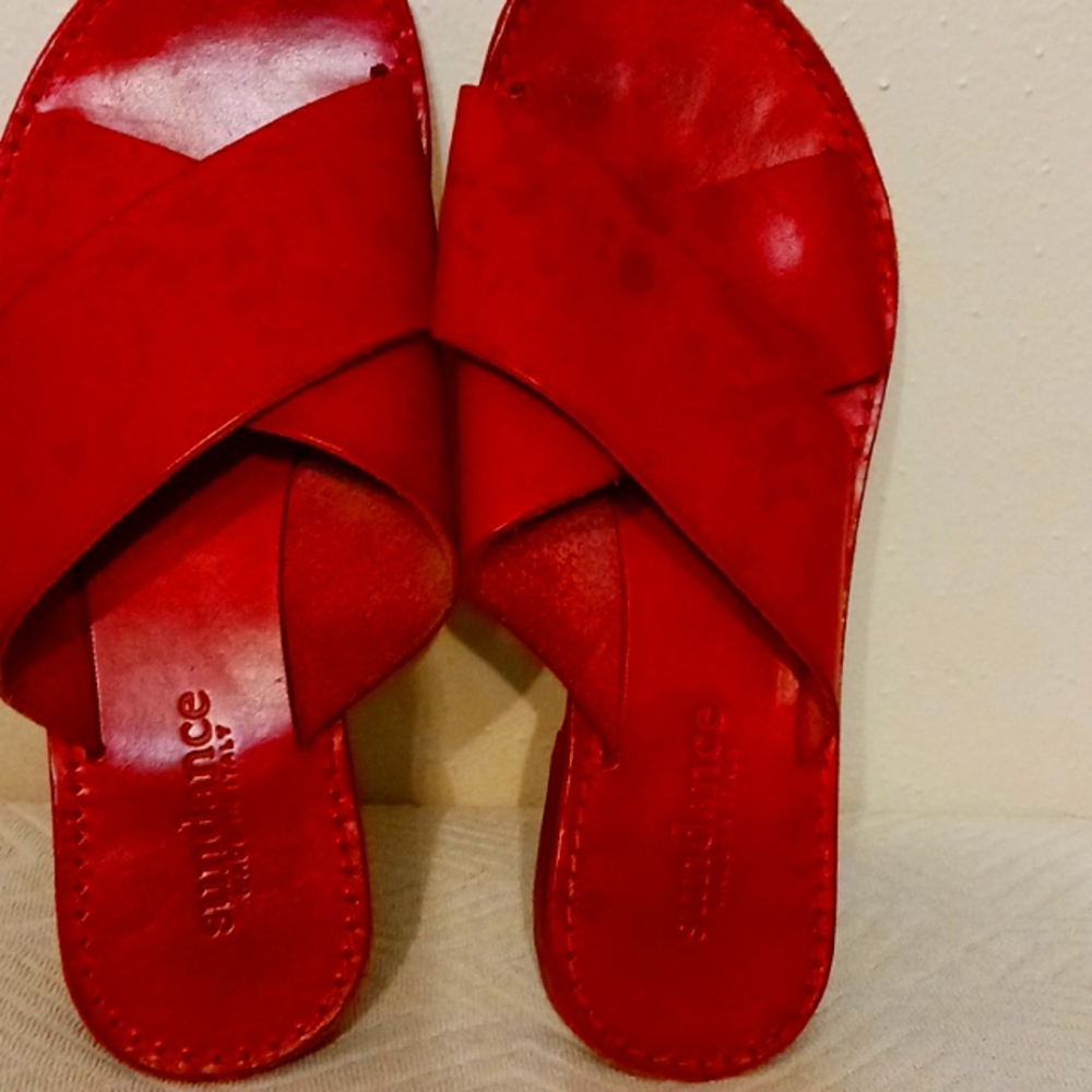 Sundance  leather sandals made in Italy
